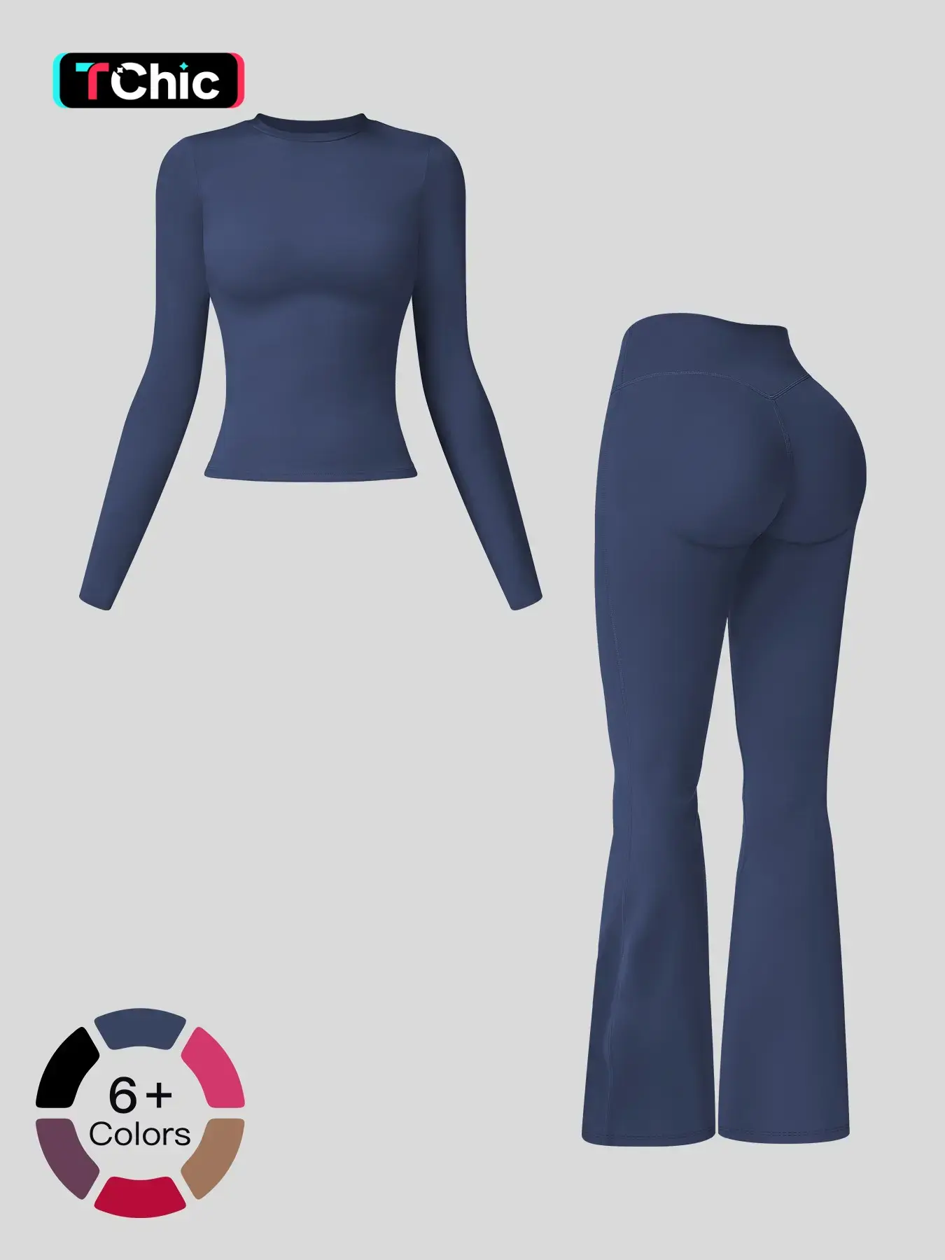 Women's Sporty Co Ord Sets, Casual Two-Piece, Comfortable Athletic Wear, Active Wear, Exercise Clothing Set, Ideal for Gym & Daily Activities, Sports Set