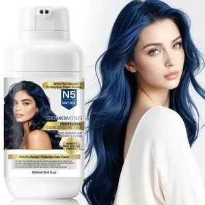 500ML Keratin Semi-Permanent Hair Dye, Smooths Dry Frizzy Hair, Long-Lasting Color, Gentle Formula, Suitable for All Hair Types