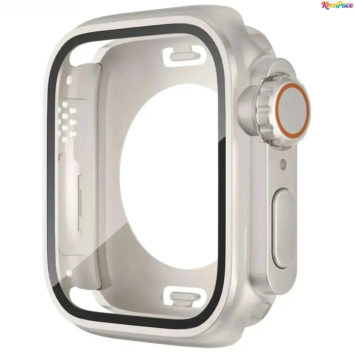Slim TPU Full-Cover Watch Case With Integrated Screen Protector, Waterproof Anti-Drop Bumper Cover For Daily All-Round Protection, Lightweight Shockproof Smartwatch Frame Compatible With Apple Watch 40mm, 41mm, 44mm & 45mm Sizes