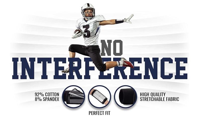 Quarterback (QB) Play Wristband - Adult Size - Pro Football Armband Playbook - 10 Pack (Black)
