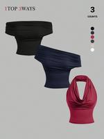 Burgundy/Navy Blue/Black