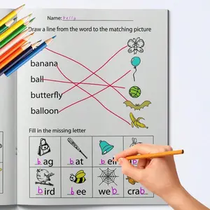 Reading & Word Skills Workbook – Short Passages with Simple Comprehension Questions, Sight Words and Vocabulary Practice, Trace-and-Write Lines, Builds Reading Fluency, Understanding, Spelling and Confidence