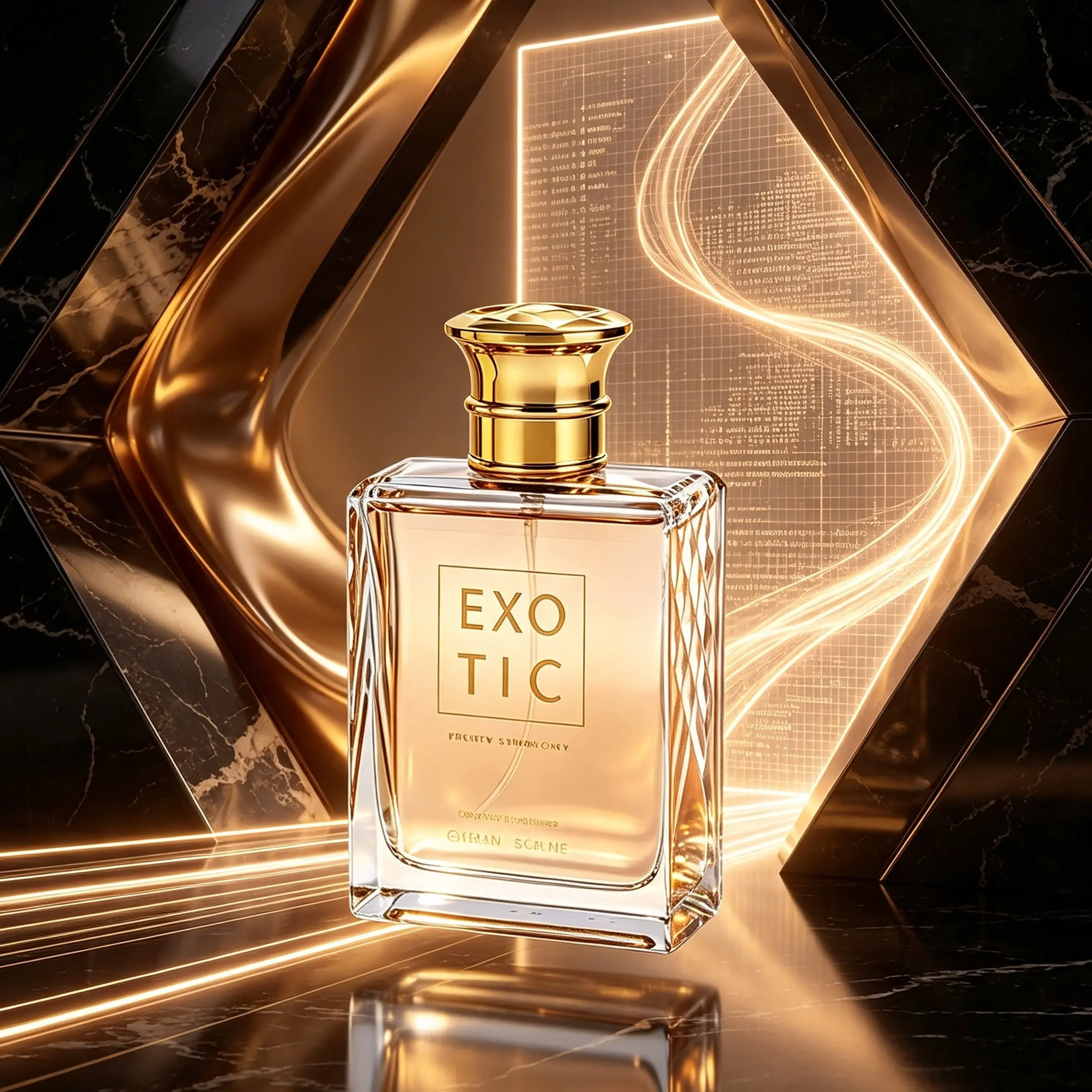 Gourmand Oriental Perfume, Floral Perfumes, Opens with Orchid and Jasmine, Unfolds into Brown Sugar and Tonka, Settles into Amber, Amberwood, Musk and Patchouli, Warm Sweet Scent, Cozy Fragrance Gift for Christmas, Valentine's, Mother's or Birthday