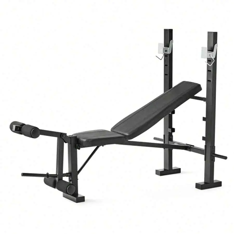 Standard Bench & Rack Combo With Leg Press