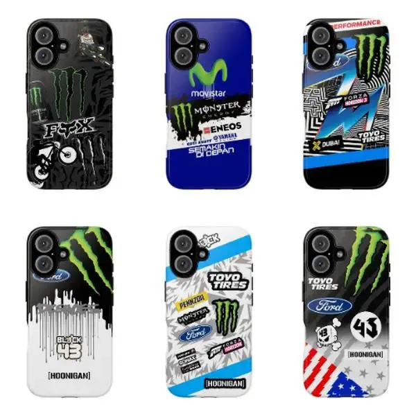 Fox Racing Monster Skull Claw Motocross Silicone Phone Case, Durable Protection Shell Accessory for iPhone 11-17 Pro Max/Plus & Samsung Galaxy S23-25
