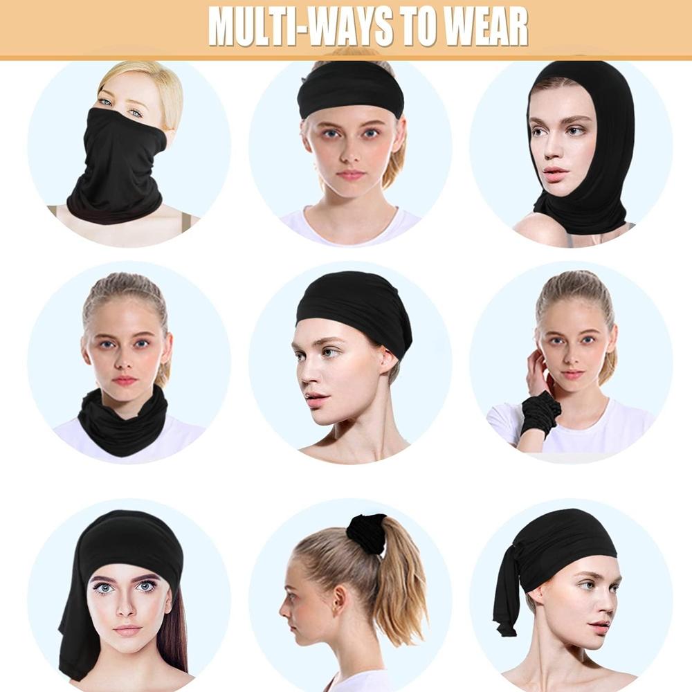 Outdoor Sports Neck Gaiter (9 Counts/set), UV Protection Neck Wrap, Breathable Sun-resistant Face Mask, Breathable Face Cover for Men & Women, Sports & Outdoor Accessories