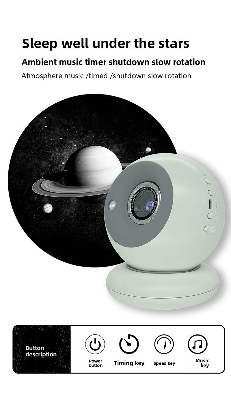 Remote Control Starry Sky Projector Lamp with Moving Shooting Stars Adjustable Focus for Bedroom Decor Birthday Gift Sweet Donut Shape Nebula Night Light