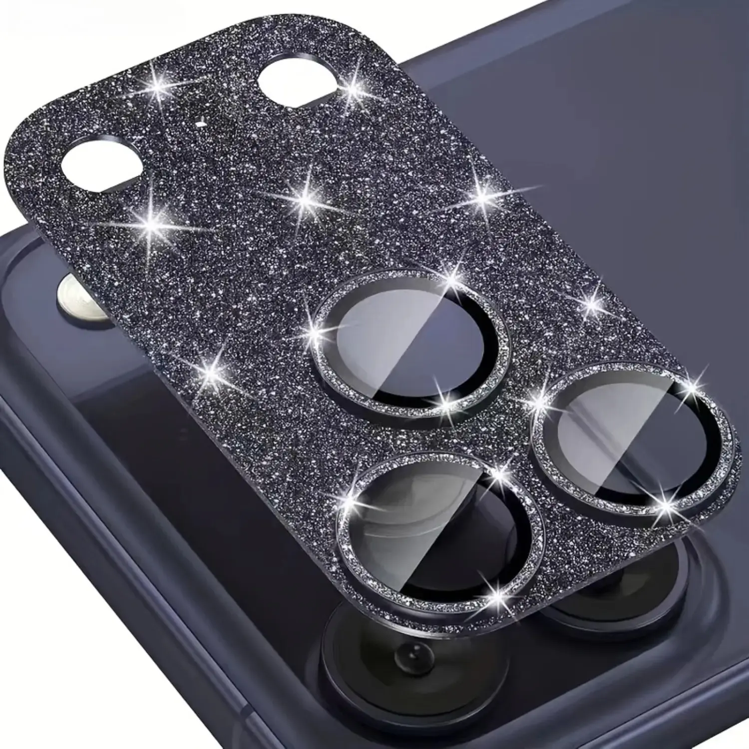 9H Ultra Thin Full Coverage Tempered Glass Camera Lens Protector with Metal Frame, Glossy One-Piece Lens Film Compatible with iPhone 17 Pro / 17 Pro Max, HD Clear Scratch Resistant, Precise Cutout & Easy Installation