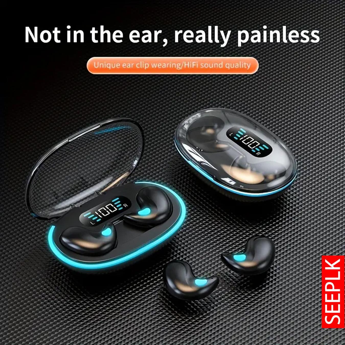 SEEPLK Wireless Sleep Earbuds, 1 Count Waterproof Sport Earbuds with Charging Case, Effortless Comfort Headphones for Active Lifestyles, Secure Fit for All-Day Use, Audio, Waterproof Wireless Earphones