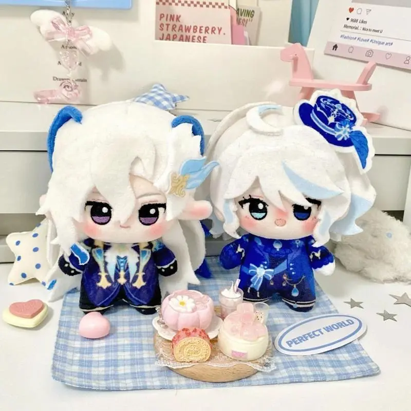 2026 new hot item Genshin Impact Furina Neuvillette Doll Pendants Genshin Impact Keychains for Bags Anime Genshin Impact Figure Keychains Gifts