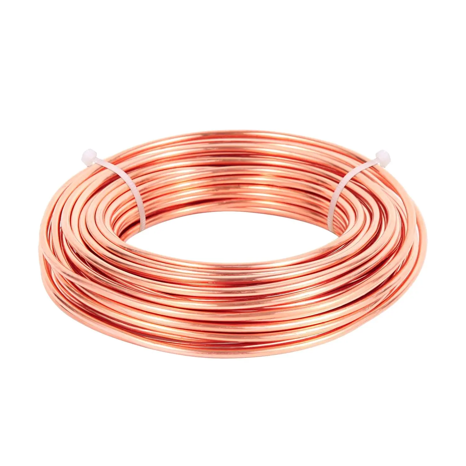 12 Gauge/2.0 mm 16.5 Feet 5 oz 99.9% Dead Soft Pure Bare Copper Wire for Electroculture Gardening, Jewelry Making, Beading, Science Projects, DIY Artwork