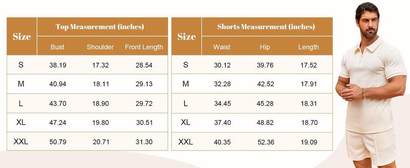 PASLTER  Mens Polo Shirt and Shorts Sets Outfits 2 Piece Fashion Summer Tracksuits Casual Short Sleeve Set B1Y306