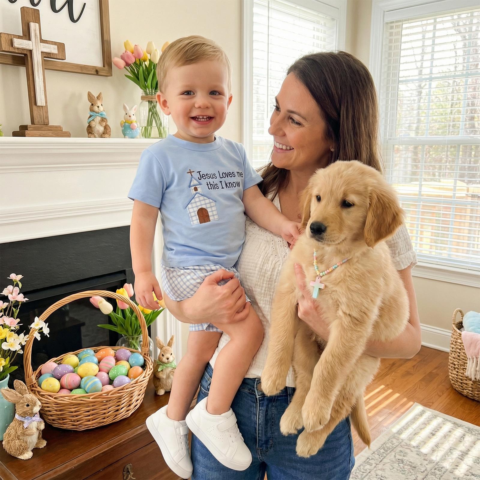 Babamoon ToddleR Baby Boys Easter Outfits Shorts Sets Short Sleeve Jesus Loves Me This I Know House Embroidery Tops T shirt Plaid Shorts Clothing 6M-4Y Babamoon ToddleR Baby Boys Easter Outfits Shorts Sets Short Sleeve Jesus Loves Me This I Know House Embroidery Tops T shirt Plaid Shorts Clothing 6M-4Y