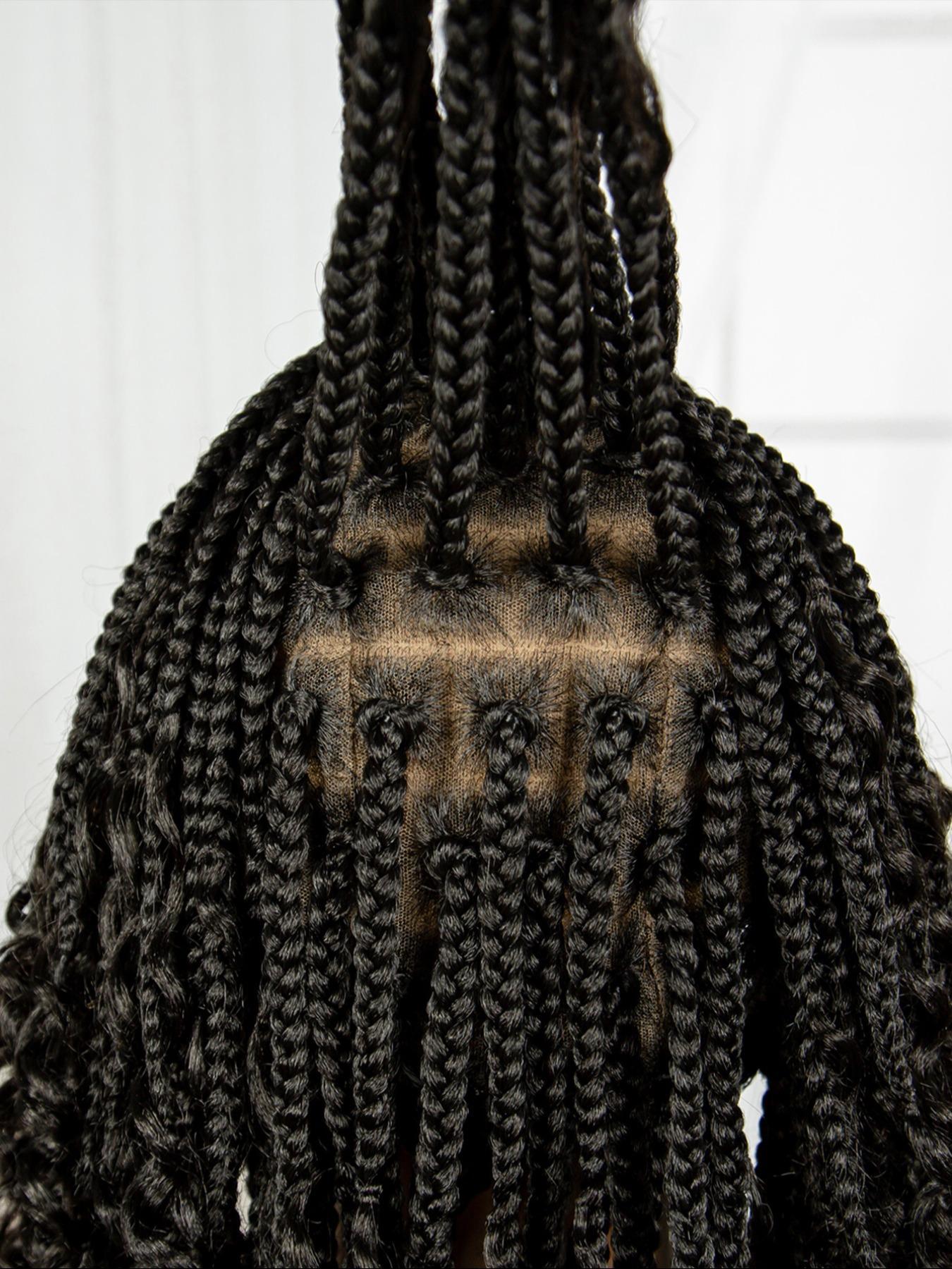 16 Inch Boho Style Box Braids Crochet Hair Wigs for Women 