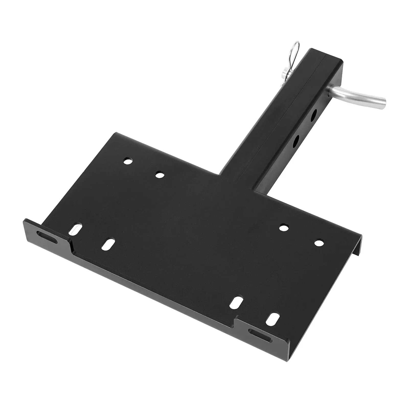 【Black Friday】VEVOR 15000 lbs/6803 kg High Pull Power Winch Mount, 2 in Receiver Trailer Hitch (50.8 mm), 2-Mounting Hole Powder Coated Steel, Quick Install, Anti-Slip, Universal Fit for ATV/UTV/Pickup, Black