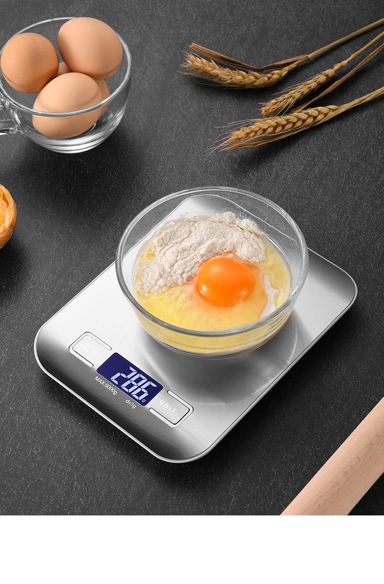 5kg/1g Multifunction Electric Digital Kitchen Food Scale LCD Display, High Precise Waterproff Measuring Scale Stainless Steel 5kg/1g Multifunction Electric Digital Kitchen Food Scale LCD Display, High Precise Waterproff Measuring Scale Stainless Steel