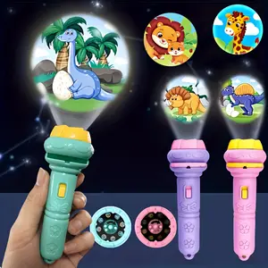 Educational Toys The Fun Mini Projection Lamp with 24 Patterns Is a Parent-Child Interactive Learning Toy That Is Perfect Telling Bedtime Stories (Card Color Pattern Random)