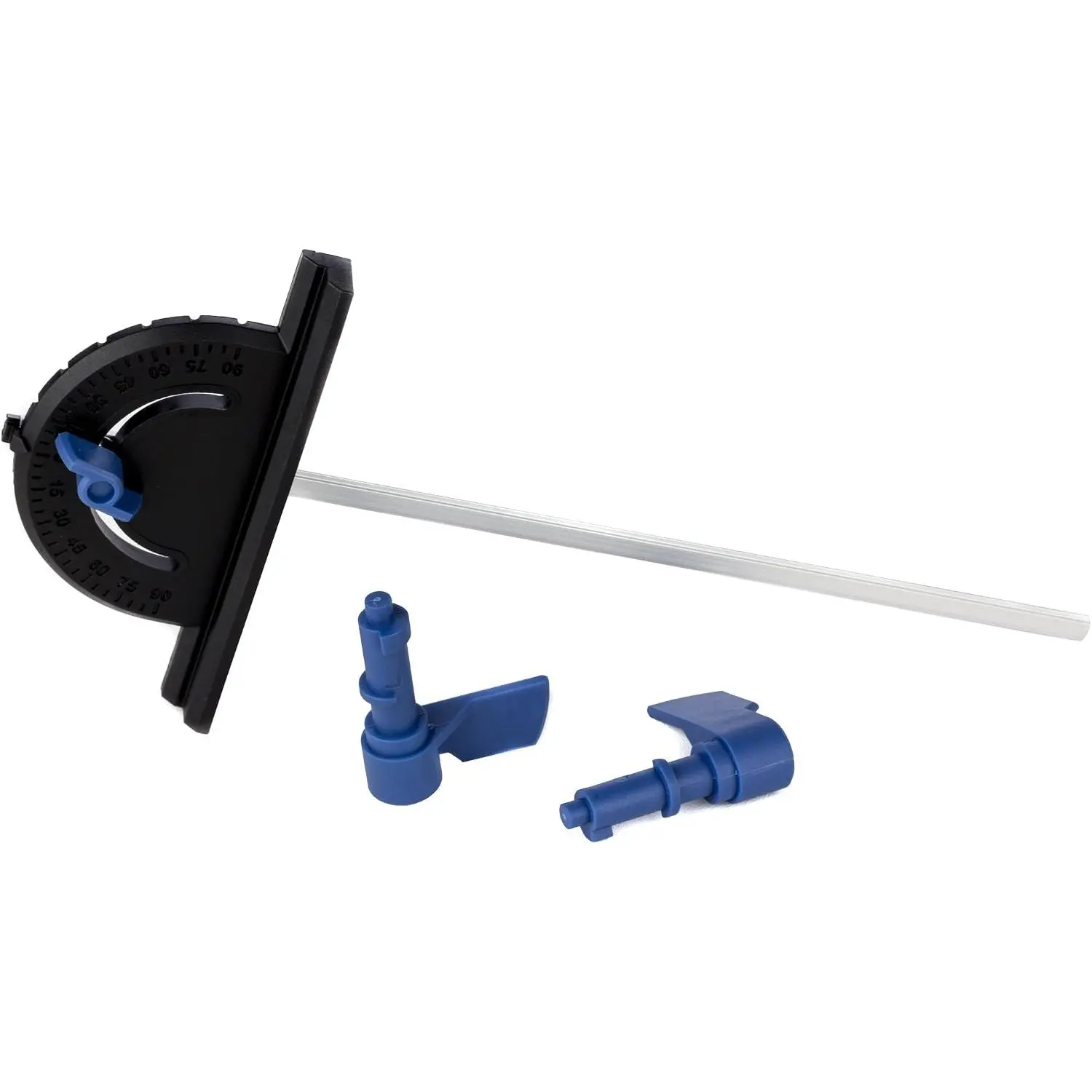 2610031628 Miter Gauge & Knobs  Part for - MS20 | Also Compatible With  MS20 | Precision Angle Guide | Easy Installation | Durable Construction | Reliable Part