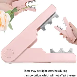 Rose Thorn Remover, Portable Gardening Tool, Flower Stem Cleaner, Plastic Rose Leaf Trimmer, Ideal for Home Garden and Florist Use