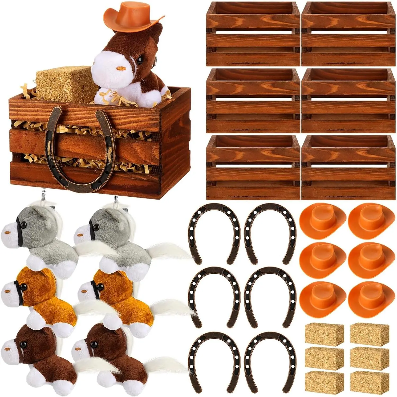 Amyhill 31 Pcs Western Table Centerpieces Cowboy Party Supplies Decorations