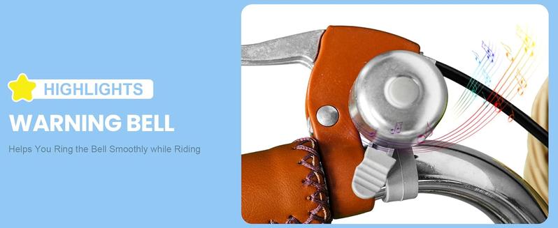 Beach Cruiser Bike for Women, 24 inch 7 Speed Commute Bike for Adults, Women Bicycle with Ratten Basket and Adjustable Seat, Lightweight Step Through Bike for Adults Women Ladies, Light Blue