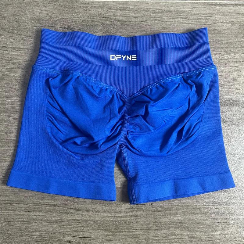 DFYNE Low-Rise Seamless Yoga Hip-Lifting Fitness Cycling Elastic Fitness Shorts