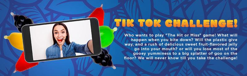 Squeezable Fruit Jellies Candy - 25 Count Bag - Assorted Flavors Snack Dessert