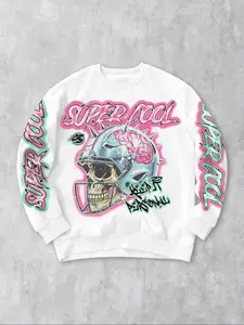 Vintage Halloween Monster Mix Hoodie, Cute Autumn Horror Sweatshirt, Unisex Casual Fitted Pullover, Fall & Winter Fashion
