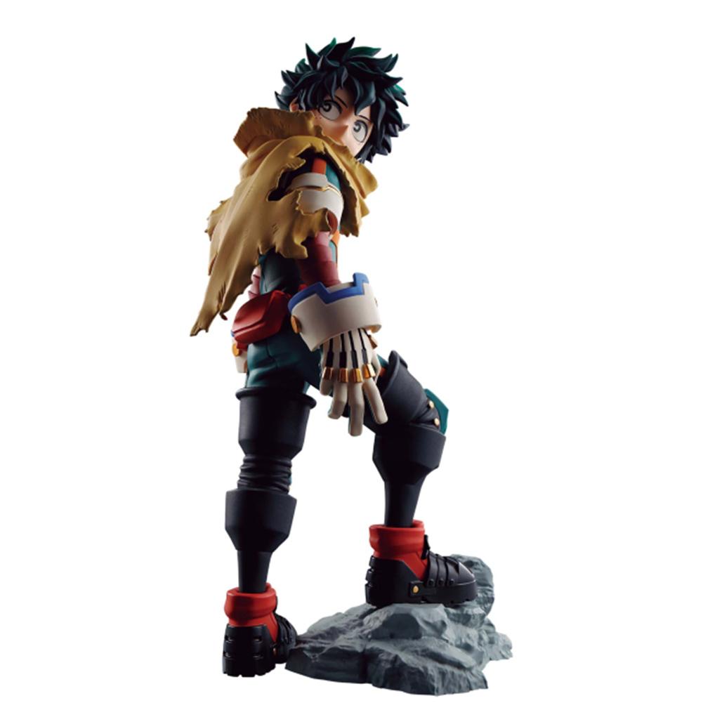 Anime figure MHA Hero Academia Midoriya Izuku Standing pose action Action Figure pvc War-damaged cloak style Model Toy Gift 21cm