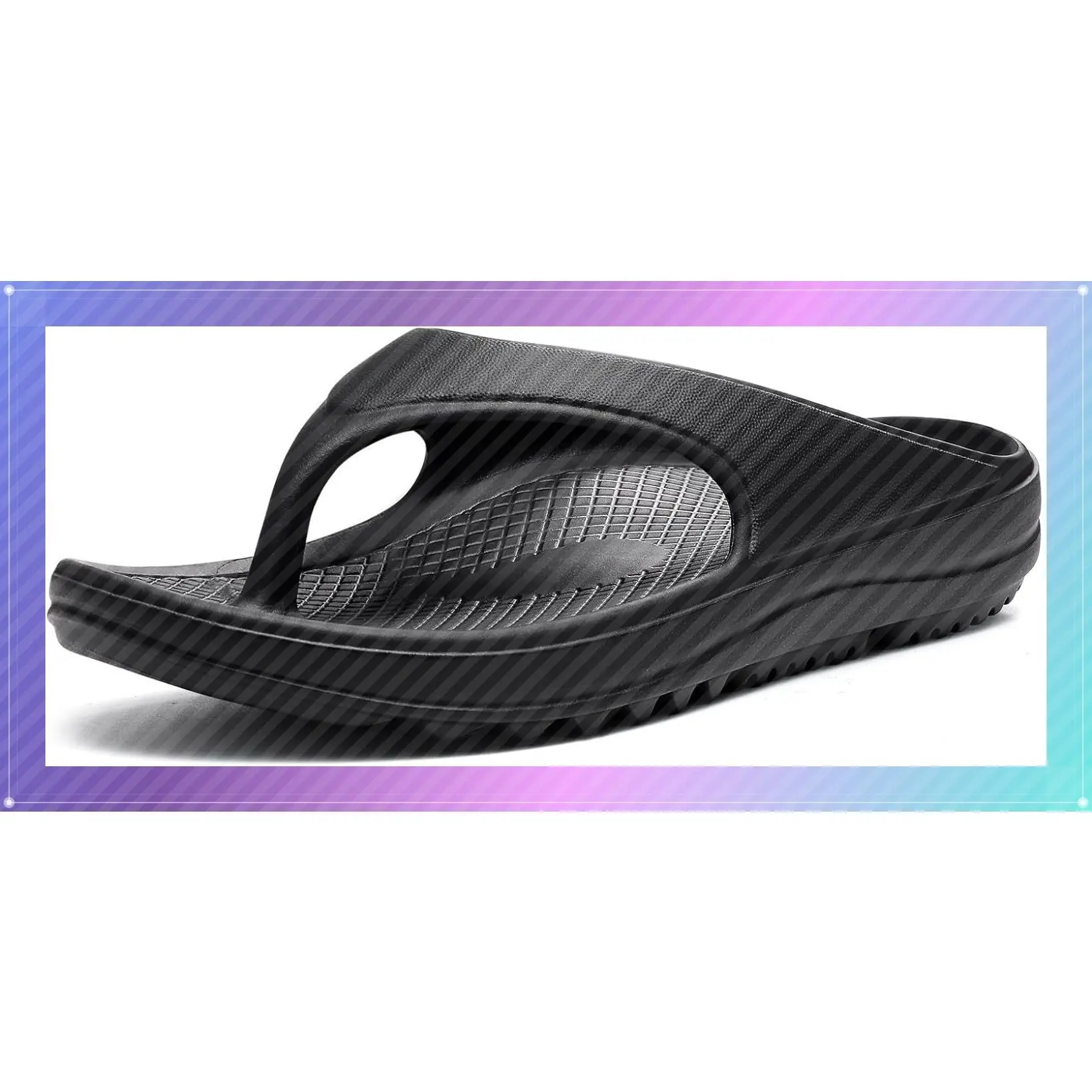 Women's Orthopedic Arch Support Sandals - Comfortable Recovery Flip Flops with Orthotic Footbed, Soft Summer Beach Shoes for Plantar FasciitisGift