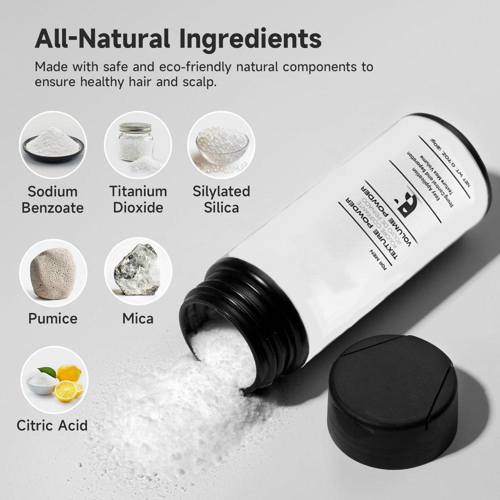 Hair Powder- No-Rinse, Volumizing Hair Styling Powder For Men & Women, Adds Volume & Texture, Stylish Hair Mask Design, Stylish Hair Mask | Volume Powder | Stylish Hair Mask