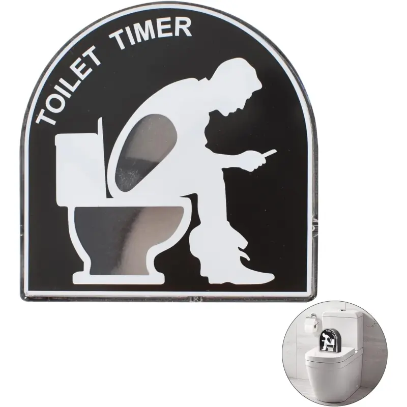 5 Minute Toilet Hourglass Timer, Children's Brushing Timing Tool, Creative Toilet Stool, Hourglass, Home Garden Home Decor Toy,