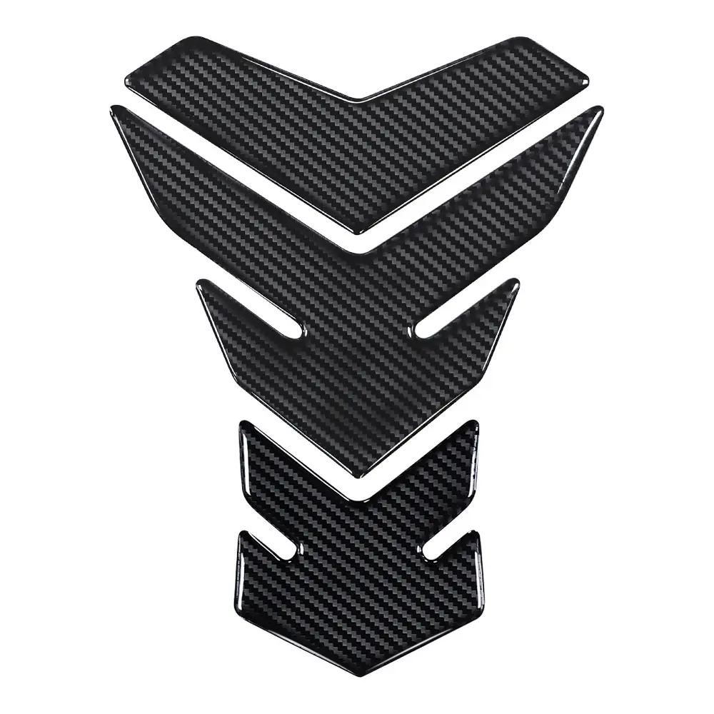Universal Carbon Fiber Motorcycle Fuel Tank Protection Sticker, Motorcycle Stickers, Suitable for Chopper, Cafe Racer, Vintage Motorcycles, Durable and Stylish