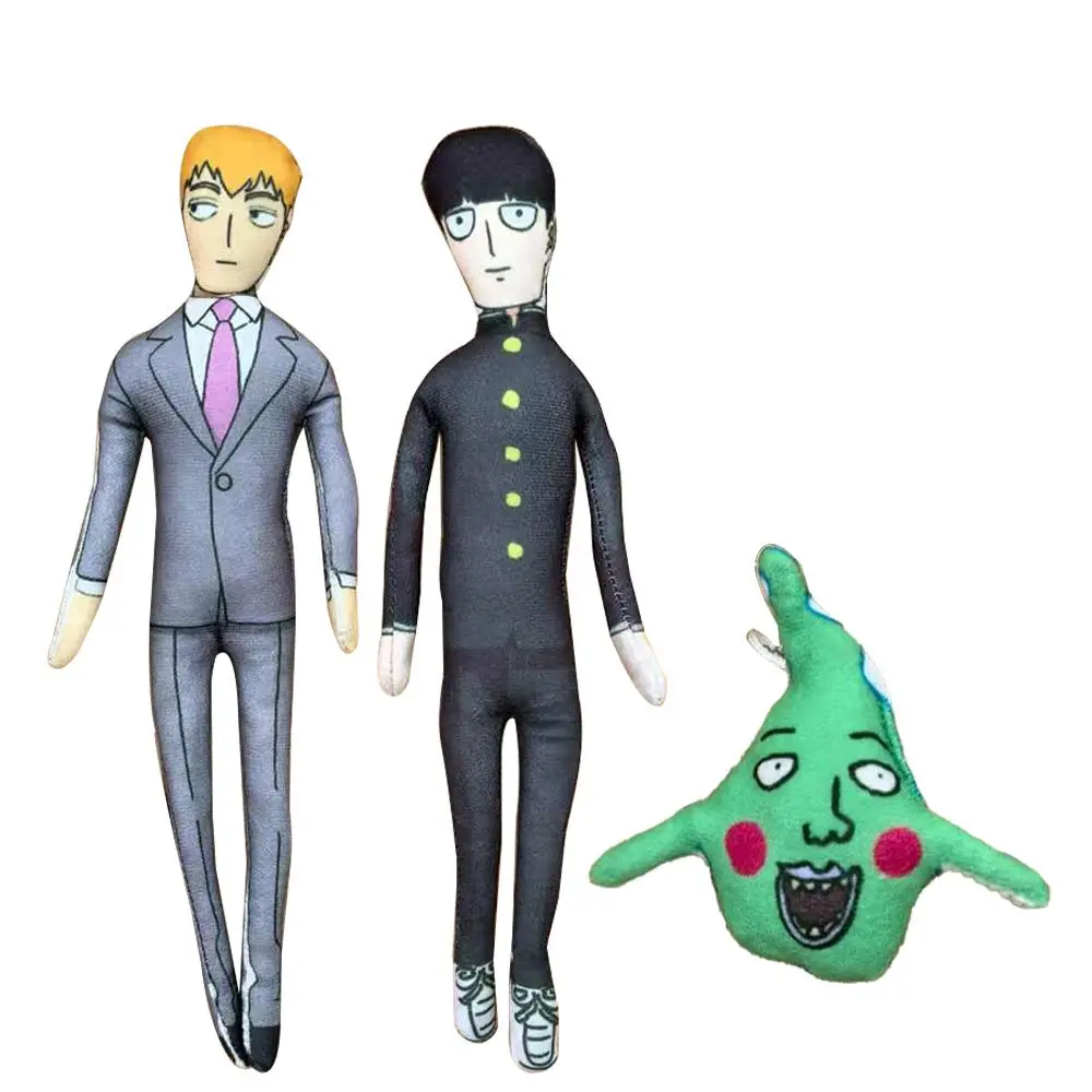 2026 Hot Japanese Anime Mob 100 Plush Doll - 28cm Deformable DIY Model, Dimple Kageyama Shigeo Reigen Arataka Figure, Christmas Gift, House Decoration Toy