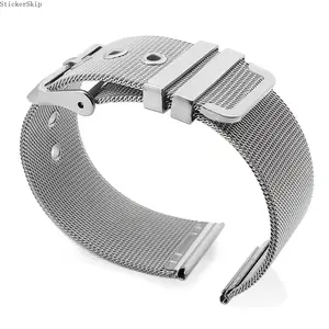 2026 Quick Release Milanese Metal Watch Band, Unisex Replacement Strap in 20mm & 22mm, Compatible with Samsung & Huawei Smartwatches, Sleek Metal Wristband for Business, Casual and All Occasion Outfits