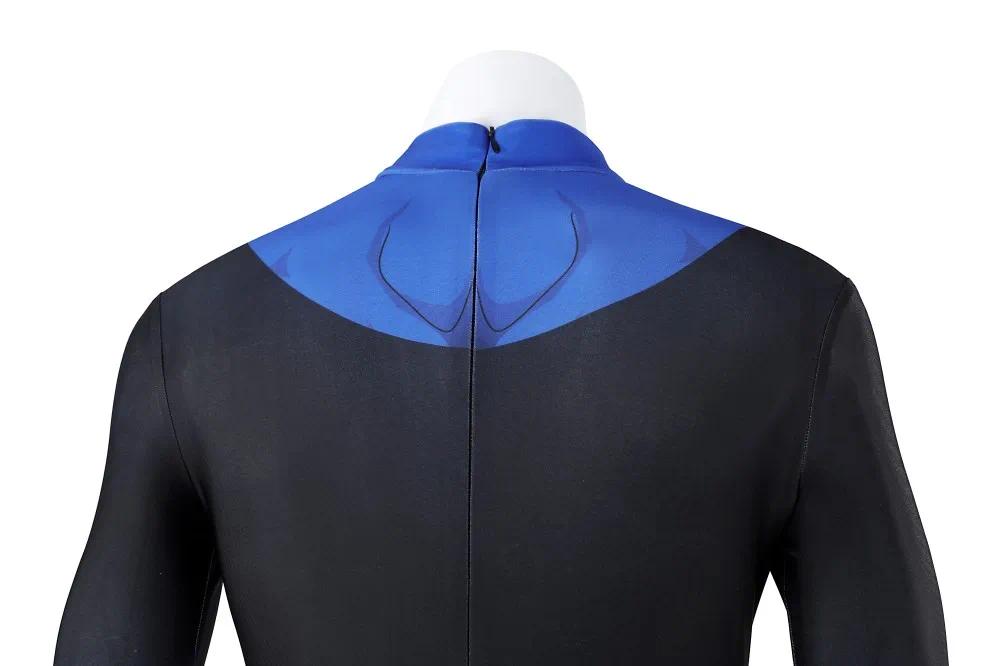 Mark Grayson Cosplay Invincible Season 3 Mark Costume Blue Elastic 3D Printed Zentai Suit Mask Outfit Halloween Custom Made