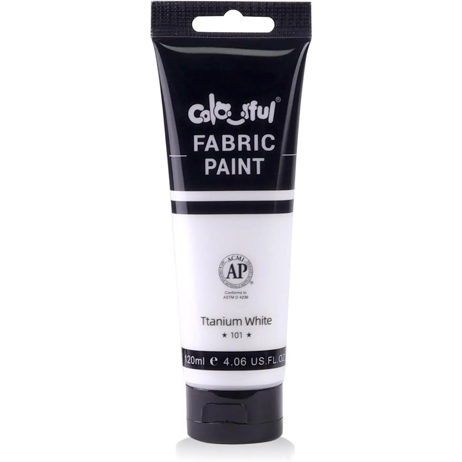 Colorful Permanent Fabric Paint for Furniture, 4 oz (120 ml) Fabric Paint for Clothes, Soft Rich Pigment Non-Toxic Textile Paint for Fabric DIY Crafts T-shirts Shoes Jeans DIY for Adult
