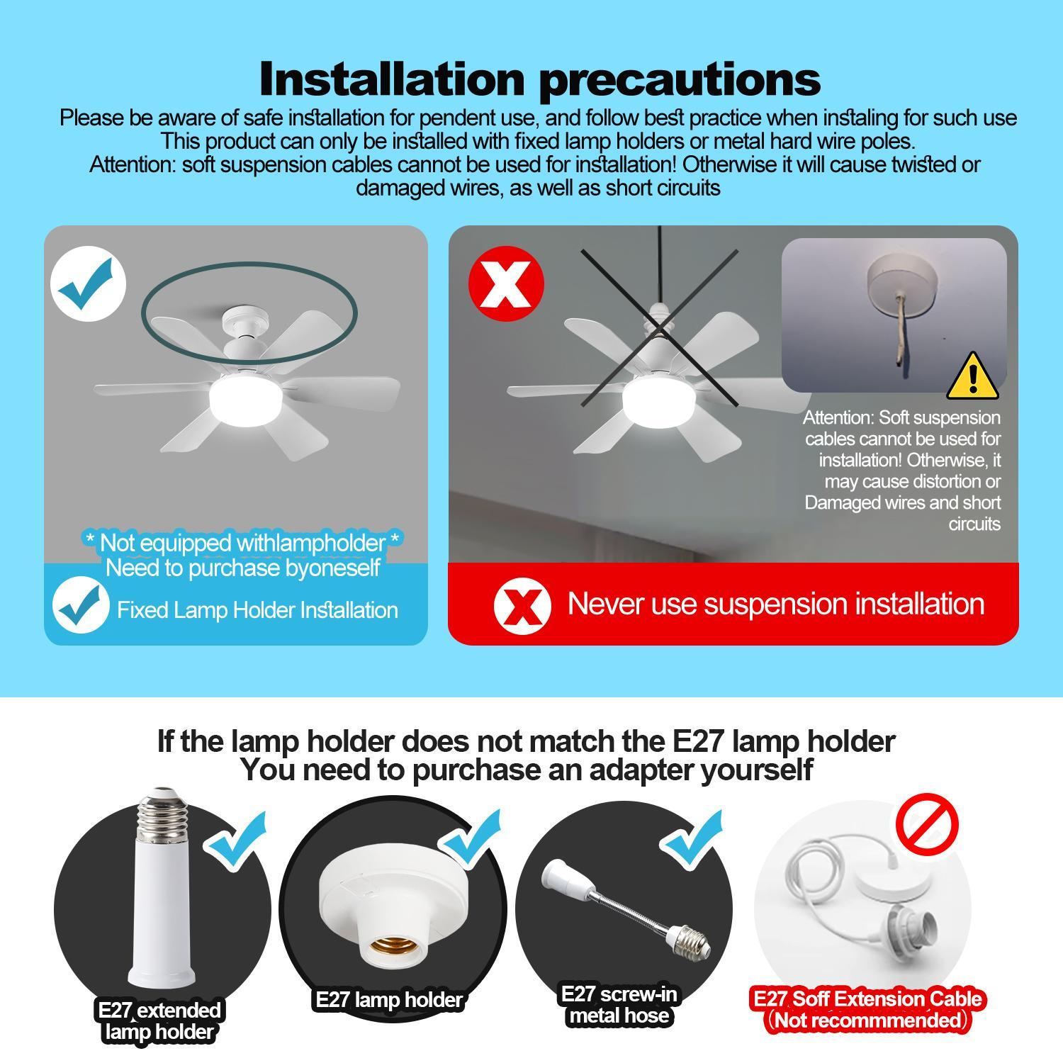 20.5 Inch Modern Smart Ceiling Fan Light, Remote Control, Adjustable Lighting Modes, Easy Installation for Living Room, Bedroom, Kitchen