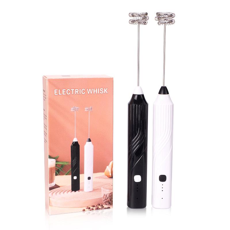 Girly Kitchenware, Cute Electric Milk Frother, Perfect for Latte, Matcha, Coffee & Cozy Home Coffee Moments