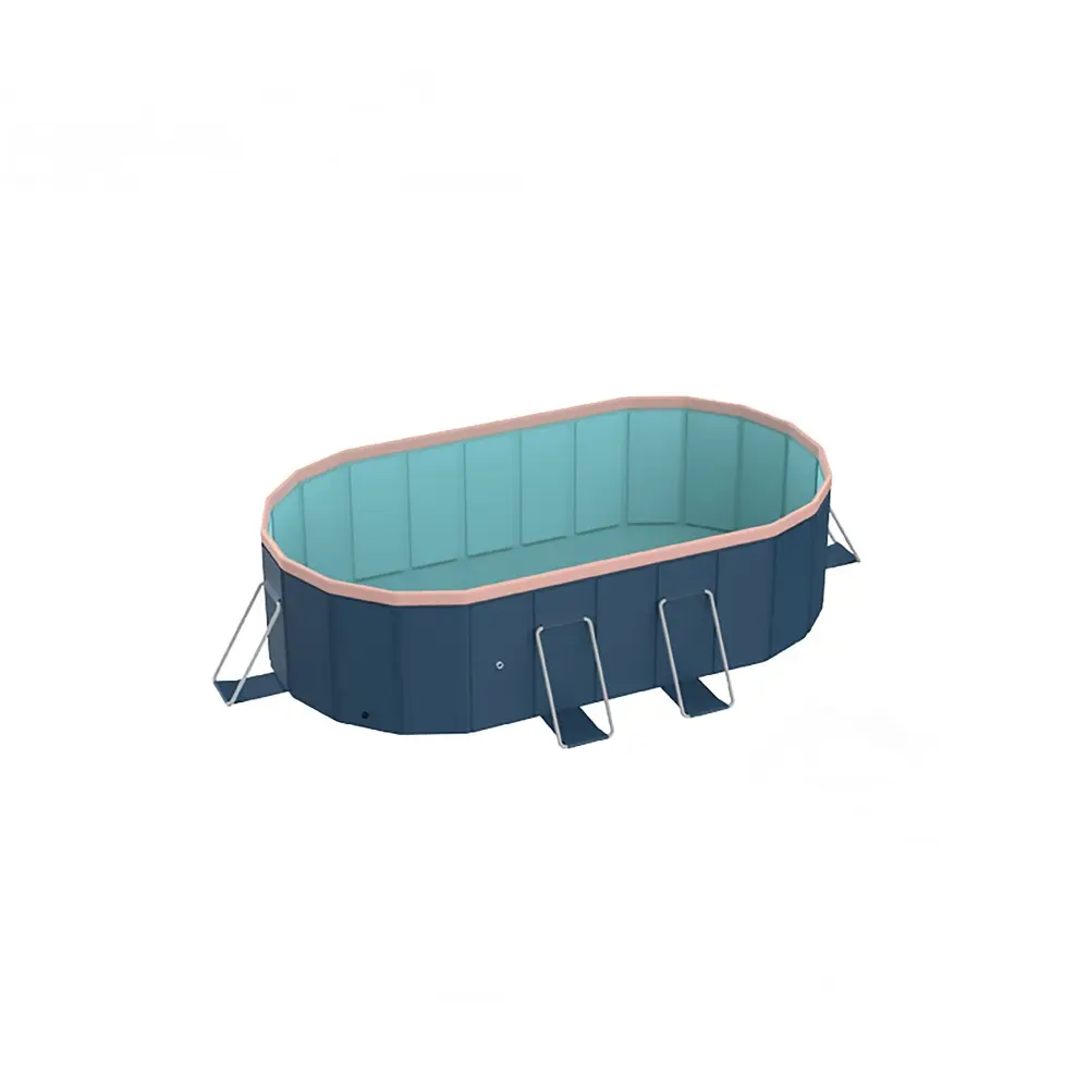 Littleox 2.1m PVC Folding Non-Inflatable Pool for Summer Bathing, Cooling & Outdoor Fun, Suitable for Patio, Garden