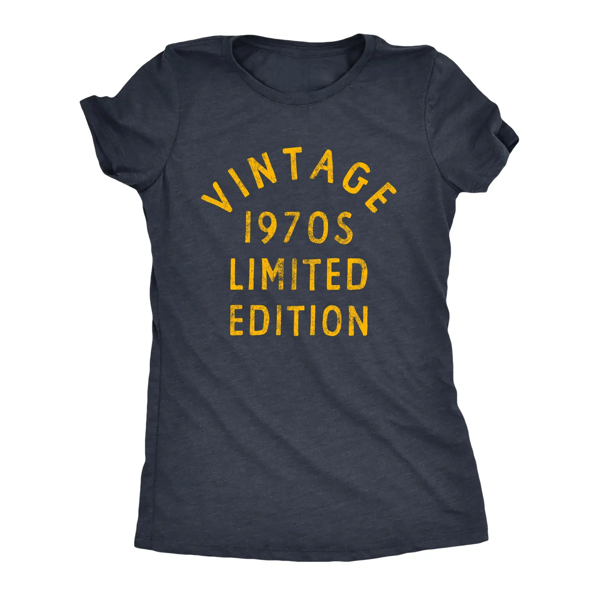 Womens Vintage 1970s Limited Edition T Shirt Funny Cool 1970 Theme Classic Tee for Ladies Funny Womens T Shirts Cute Vintage Fashion Casual Ladies T-Shirt Gift Funny Vintage Top Women's