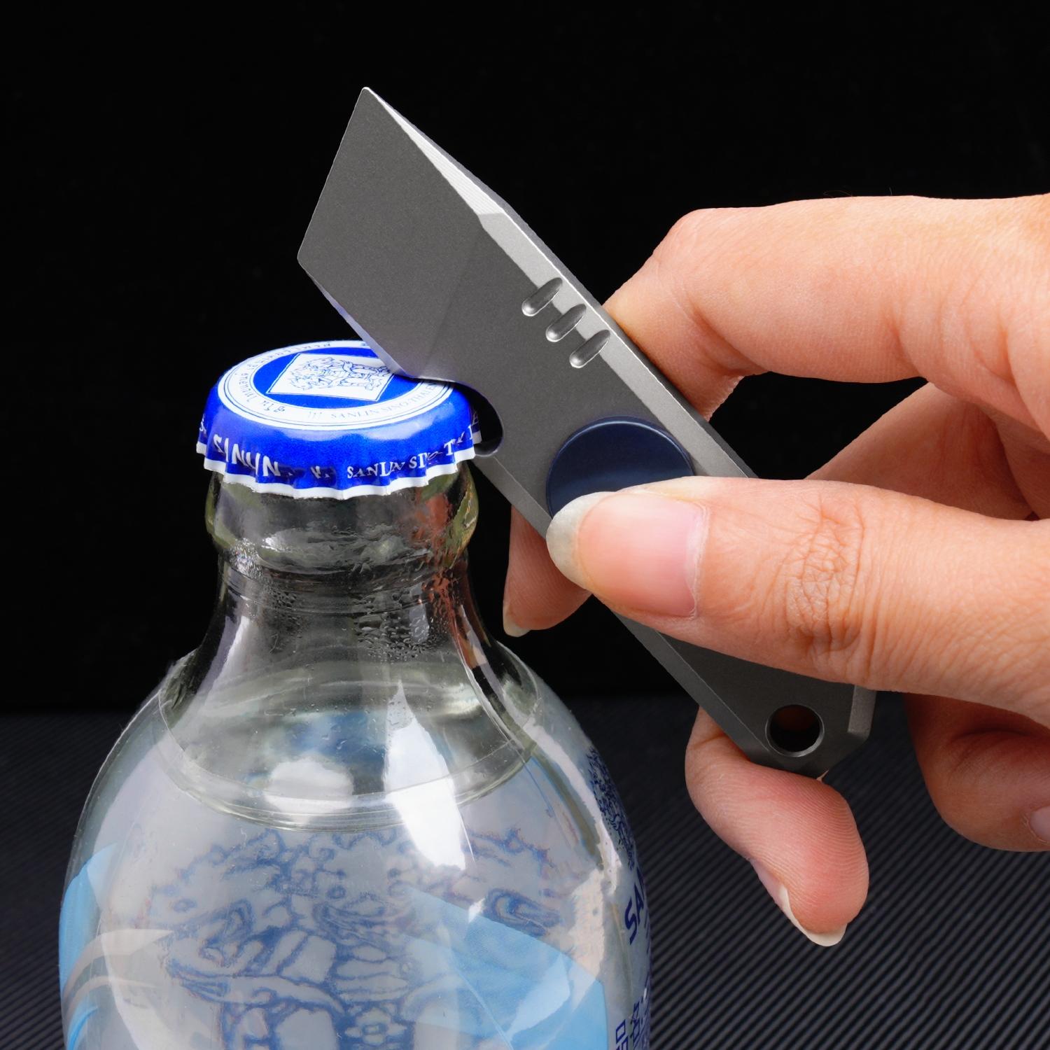 Edc Tool Set, 360 Degree Rotating Tc4 Titanium Pry Bar, Multi-Functional Edc Tools, Pocket Clip, Outdoor Camping Compact Daily Carry Tool, Multitool Set, Versatile Tools