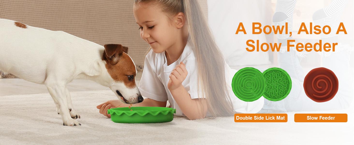 Hamburger Appearance Pet Cat And Dog Bowl Combination Multi-layer Five-in-one