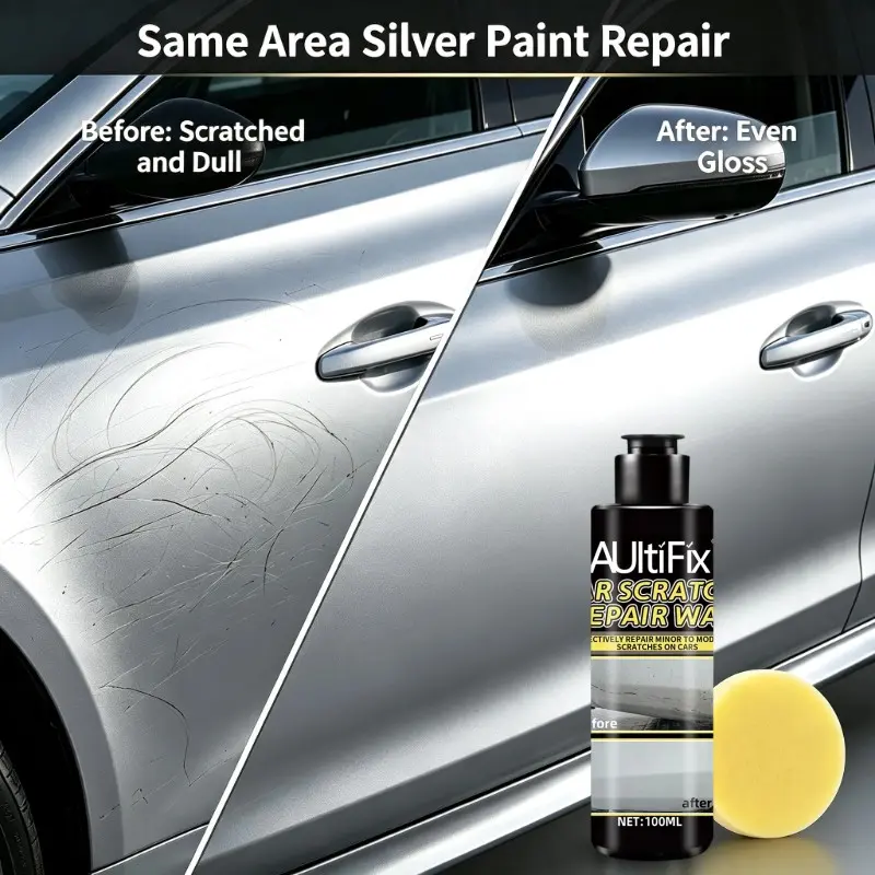 100ml Car Scratch Wax, Minor Paint Scratch Removal, Polishing Brightening, Stain‑Removing, Anti‑Oxidation Car Paint Care Paste
