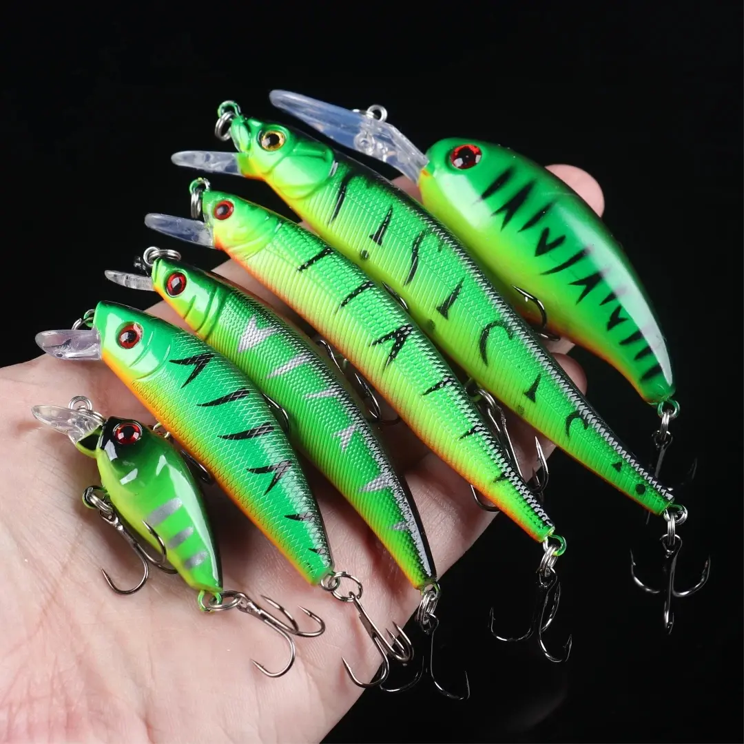 6pcs Minnow Lure Artificial Bait Fishing Lures, Realistic Fish Shape Design, Durable & Reusable, Perfect for Freshwater & Saltwater Fishing