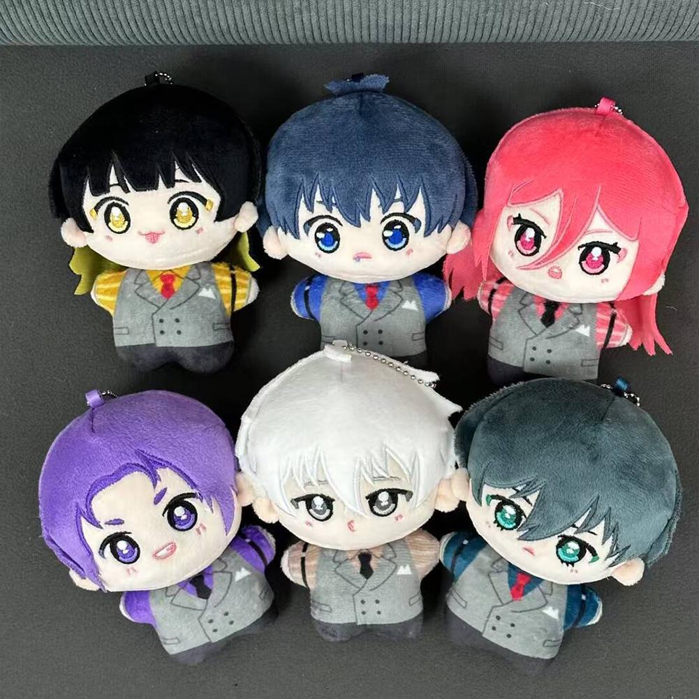 Anime Stuffed Cotton Doll Cute Plush toys Nagi Cartoon Keychain Pendant Kawaii Isagi Yoichi Figure Rin Itoshi Plushies Kids Gift