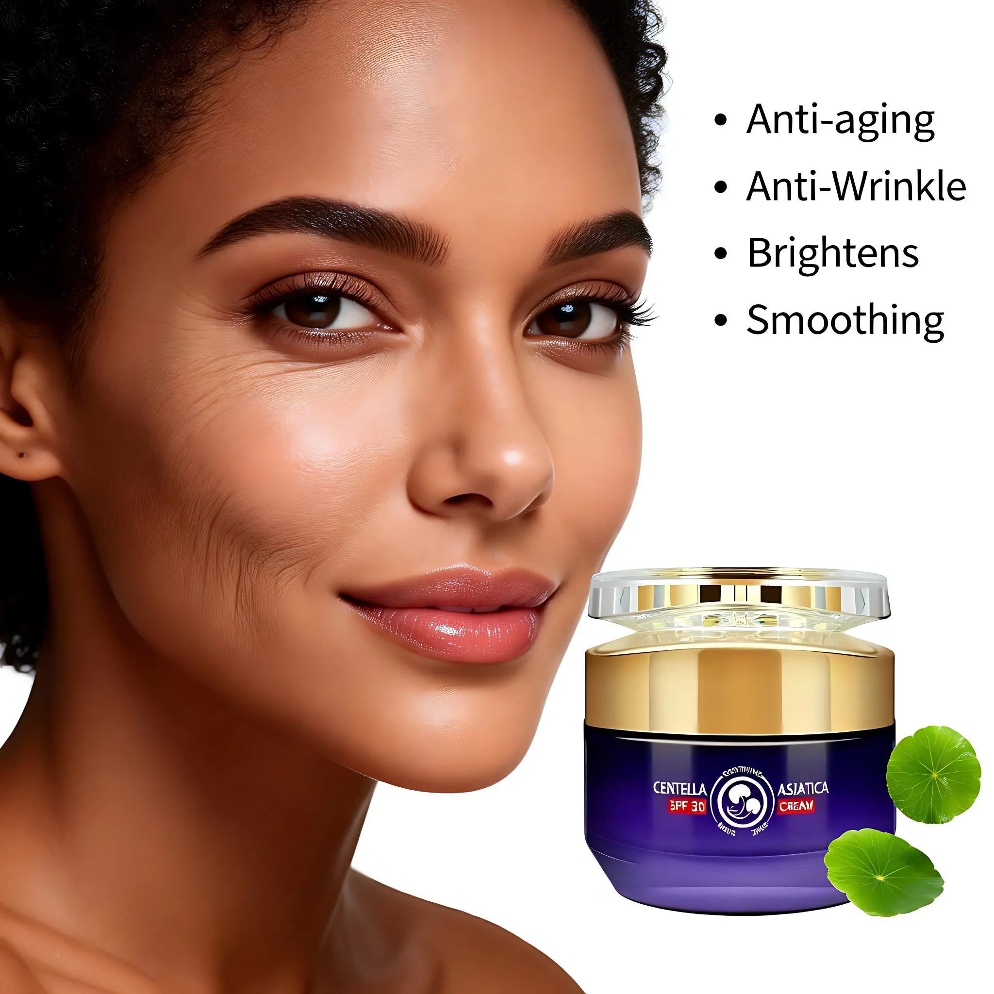 Astragalus Anti-Wrinkle Cream, Collagen Hyaluronic Acid Ceramide, Moisturizing Nourishing Skin Care, Suitable All Skins Sp30 Protection 50g