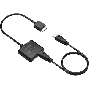 LiNKFOR PS2 to HDMI Converter, 1080P Upscaling HDMI Adapter for PS2 Console, with RGB/YPbPr Switch and 4:3/16:9 Aspect Ratio