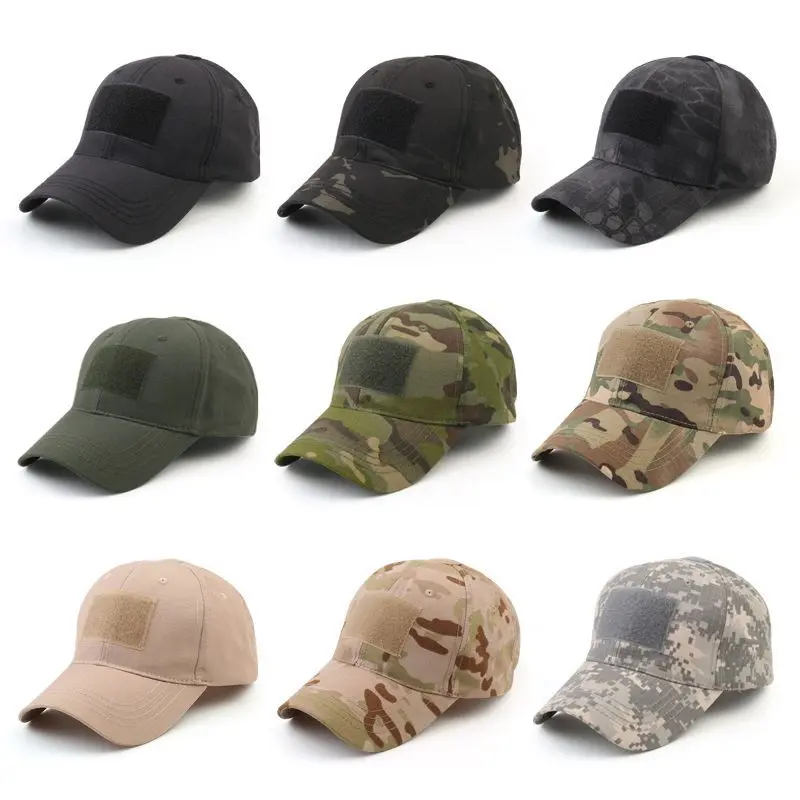 Military fan outdoor python pattern baseball cap men's tactical camouflage hat sports velcro peaked cap