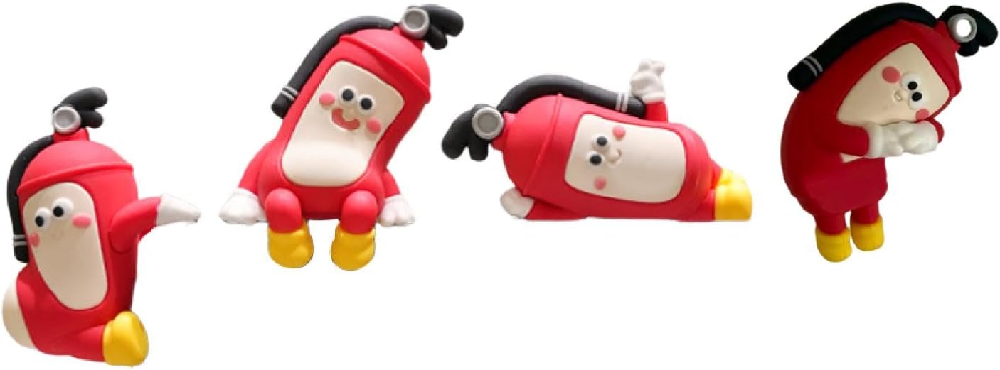 Mr. Eliminate Tired Lazy Duck Mini Desktop Ornament, 2025 New Desktop Decoration. A great work companion, 4-piece set. Perfect for computer screens, offices, and home décor. A great choice for Black Friday and Christmas gifts.